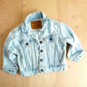 Vintage Orange Tag Light Wash Levi’s Kids Denim Jacket